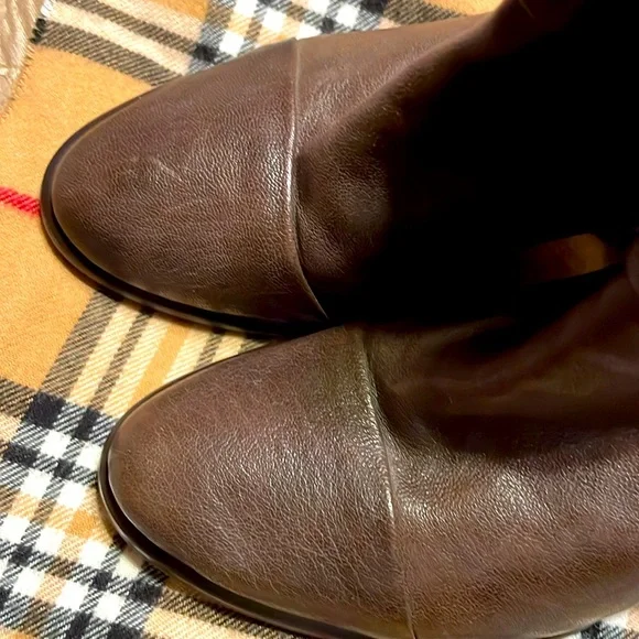 Made in Italy classic dress boot with 2 inch heel Italian Leather - Picture 3 of 9